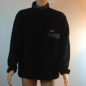 Patagonia synchilla blue pullover shirt mens large